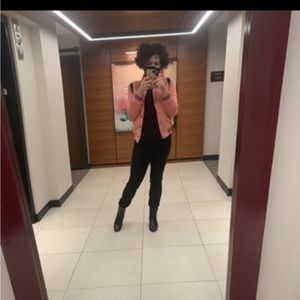 Pink lady corduroy jacket